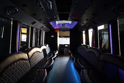 luxury limo bus